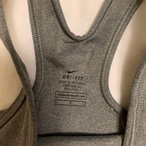 Nike Gray Sports bra